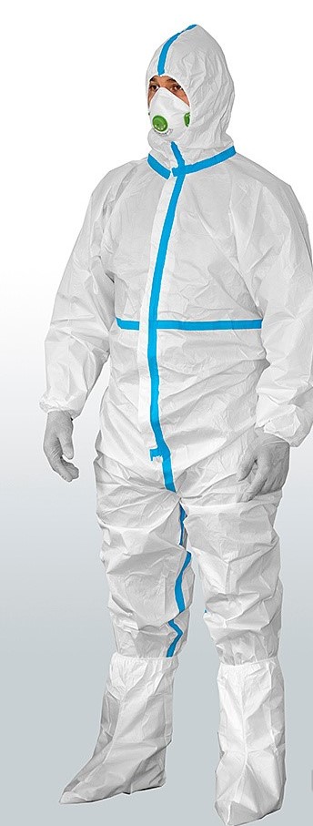 Costum de protecție cu bariere 57g tip 3/4/5/6 2XL